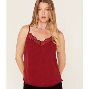 NWT Idyllwind Women's Randa Lace Trim Cami